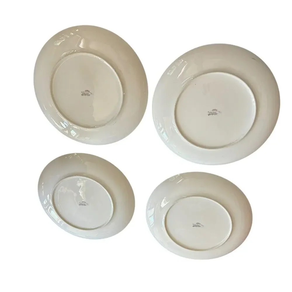 Wentworth Desire Pattern 8906 Dinner Plates (4) Fine‎ China Floral Rose Japan
